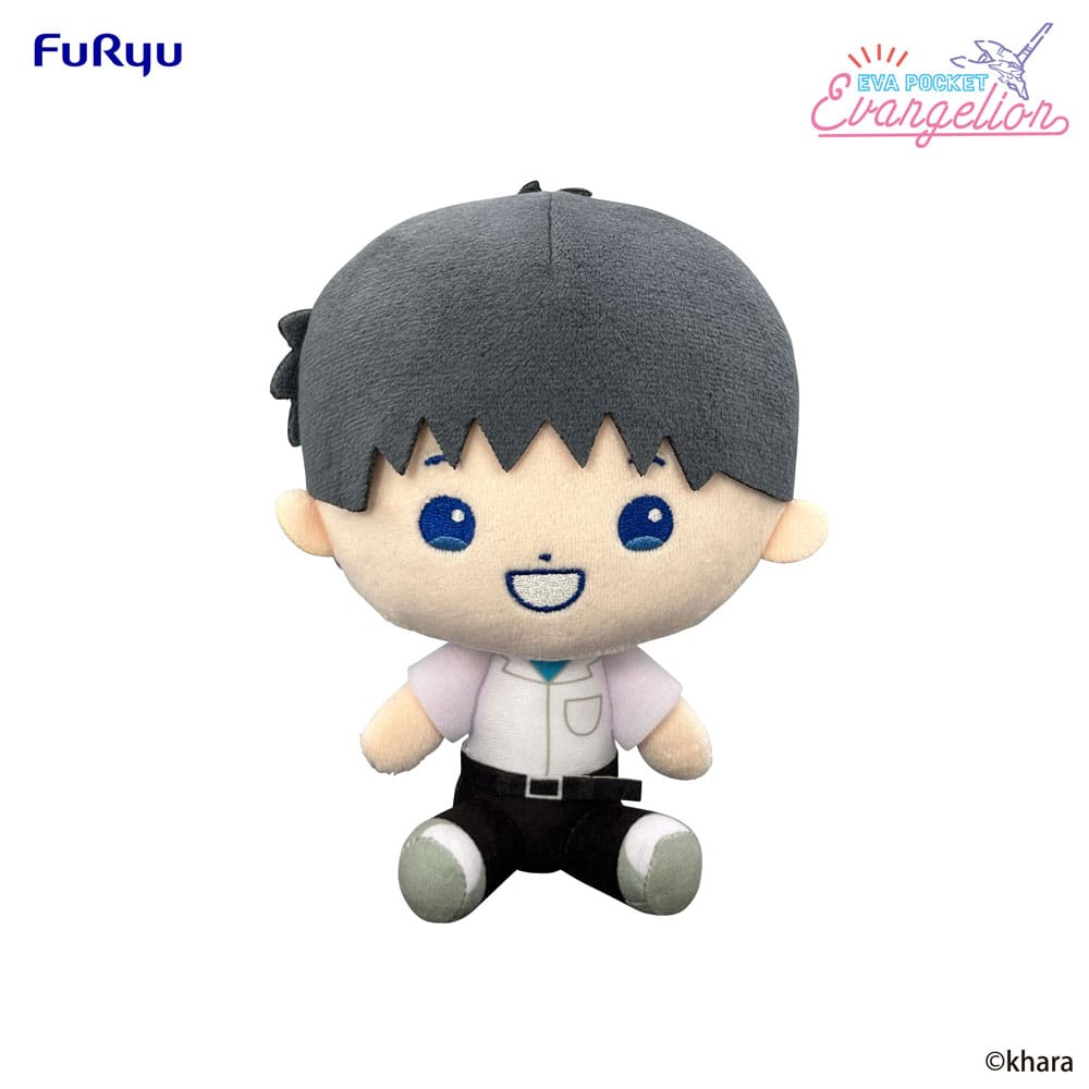 Neon Genesis Evangelion Eva Pocket Plush Figure Shinji 17 cm