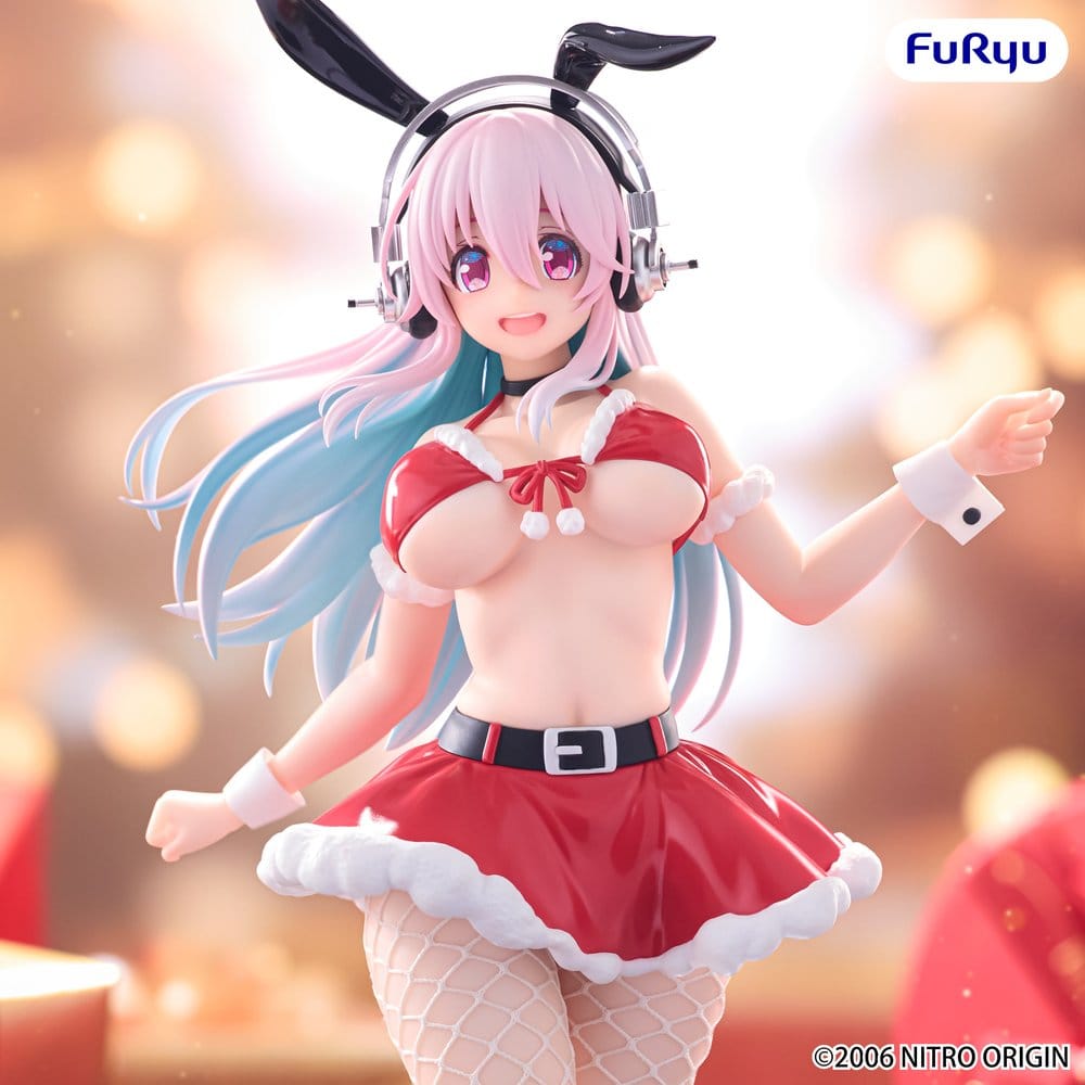 Super Sonico BiCute Bunnies PVC Figure Santa Ver. 30 cm