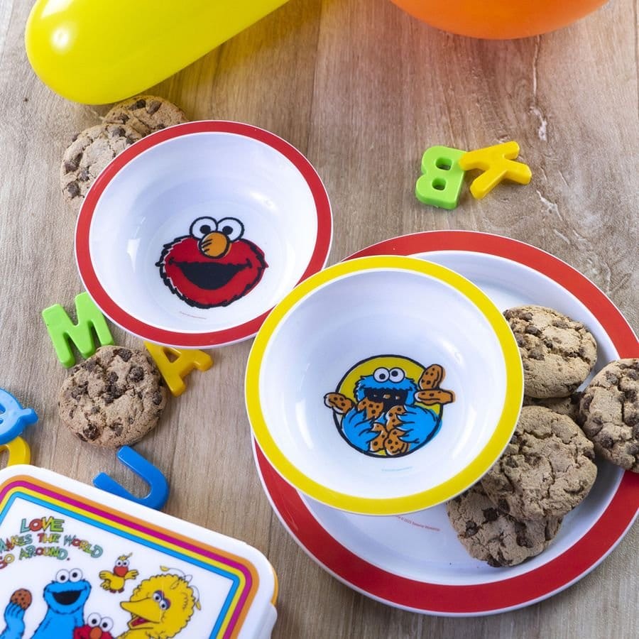 Sesame Street Cereal Bowl Vintage Kids 2-Pack 300ml