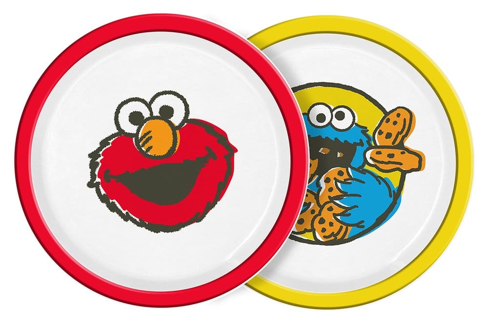 Sesame Street Plate Vintage Kids 2-Pack 22 cm