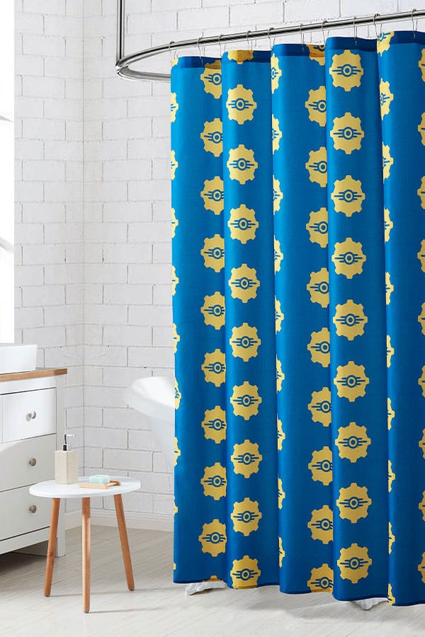 Fallout Vault Tec Shower Curtain