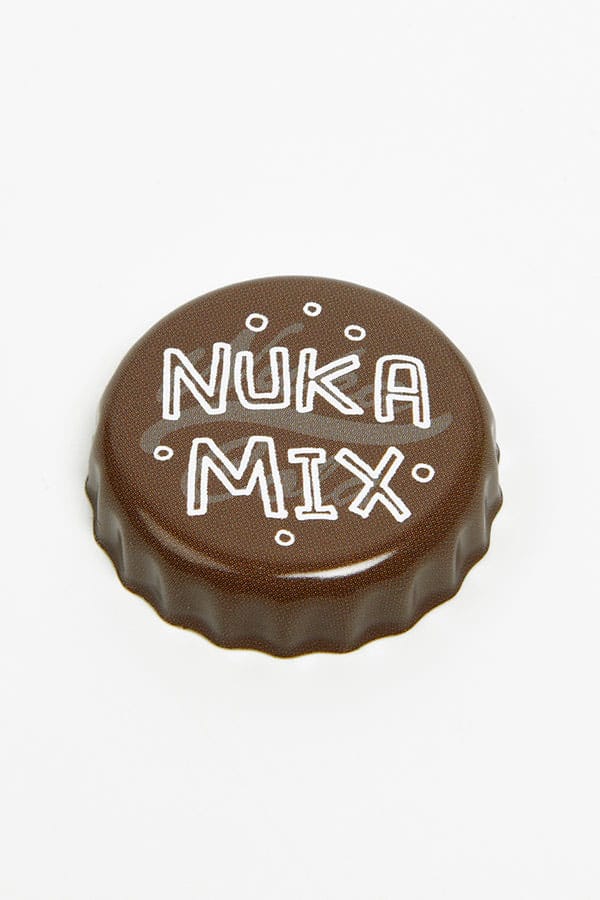 Fallout Nuka-Cola Nuka Mix Glass Bottle & Bottle Caps Replica