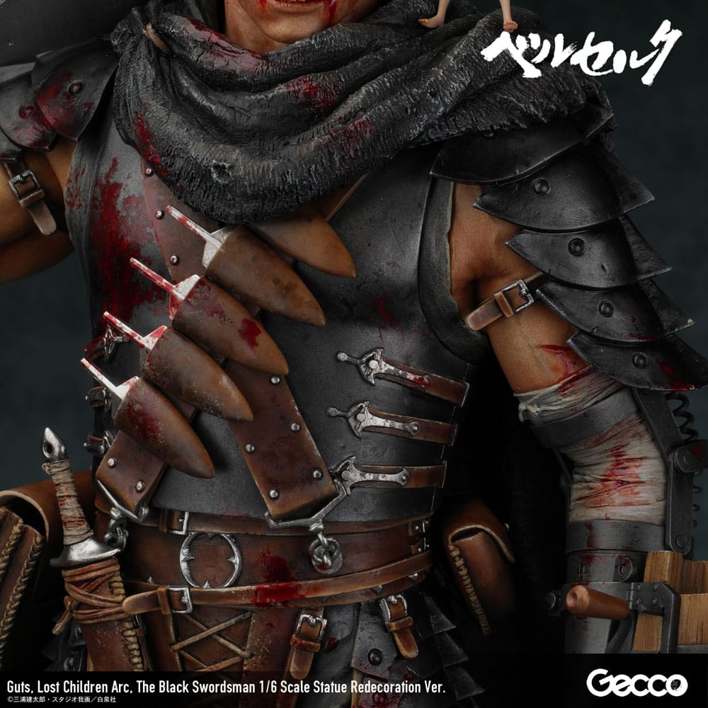 Berserk Statue 1/6 Guts Lost Children Arc The Black Swordsman Redecoration Ver. 38 cm