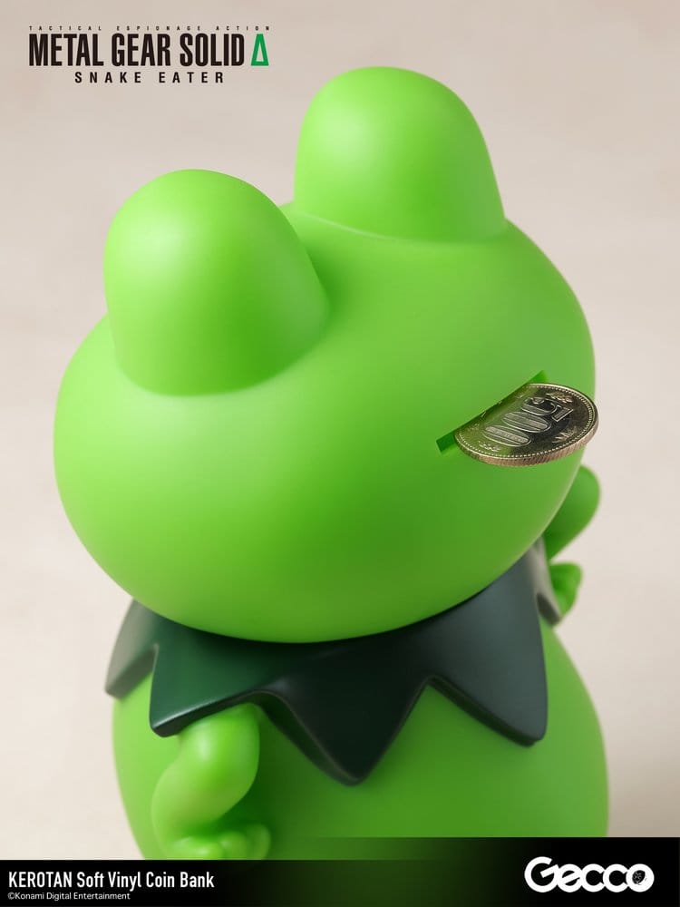 Metal Gear Solid ?: Snake Eater Soft Vinyl Bank Kerotan 21 cm