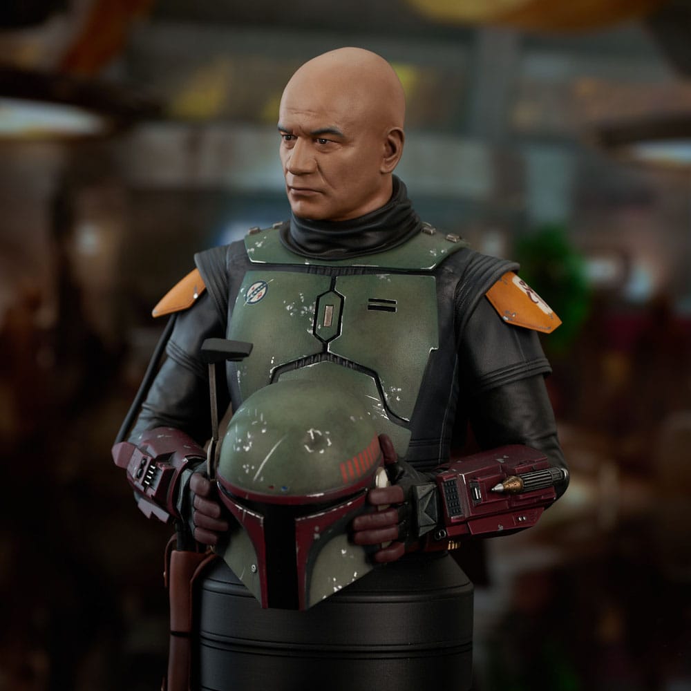 Star Wars: The Book of Boba Fett: Boba Fett Unhelmeted 15 cm 1/6 Bust