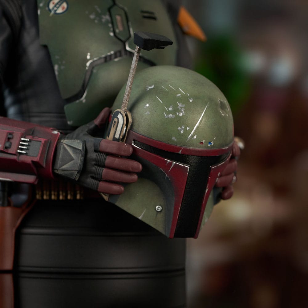 Star Wars: The Book of Boba Fett: Boba Fett Unhelmeted 15 cm 1/6 Bust