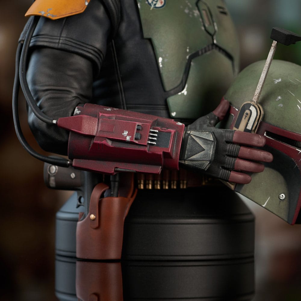 Star Wars: The Book of Boba Fett: Boba Fett Unhelmeted 15 cm 1/6 Bust