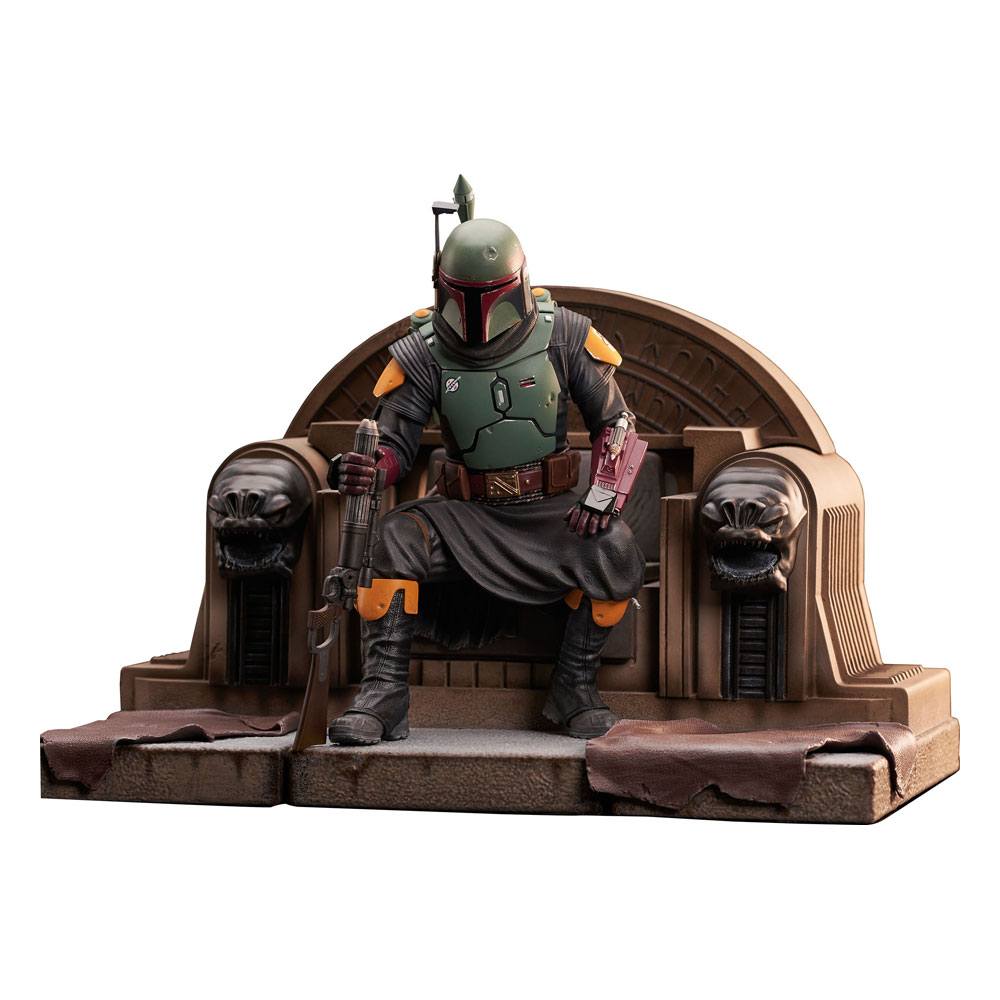 Star Wars The Mandalorian Boba Fett on Throne 24 cm 1/7 Premier Collection Statue