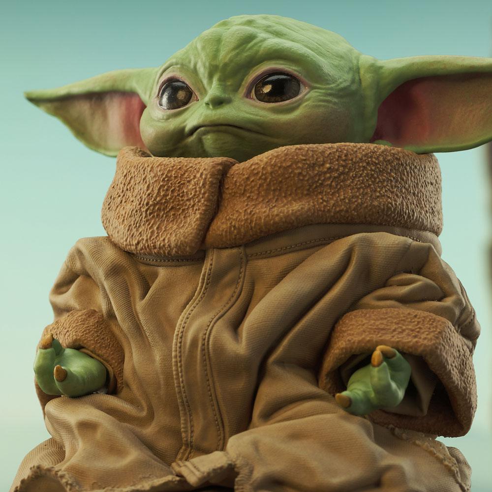 Star Wars The Mandalorian Milestones Grogu on Seeing Stone 20 cm 1/2 Statue