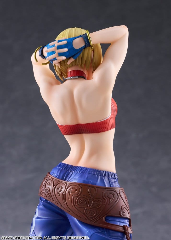 Fighting Girls Collection The King of Fighters XV PVC Figure 1/7 Blue Mary AmiAmi Limited Edition 26 cm