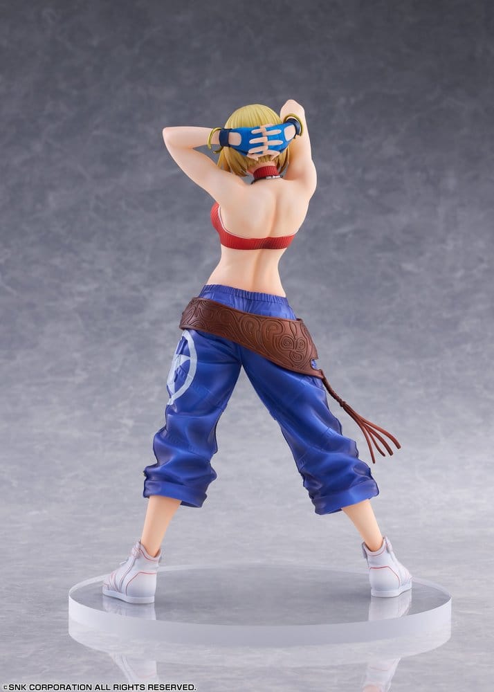 Fighting Girls Collection The King of Fighters XV PVC Figure 1/7 Blue Mary AmiAmi Limited Edition 26 cm