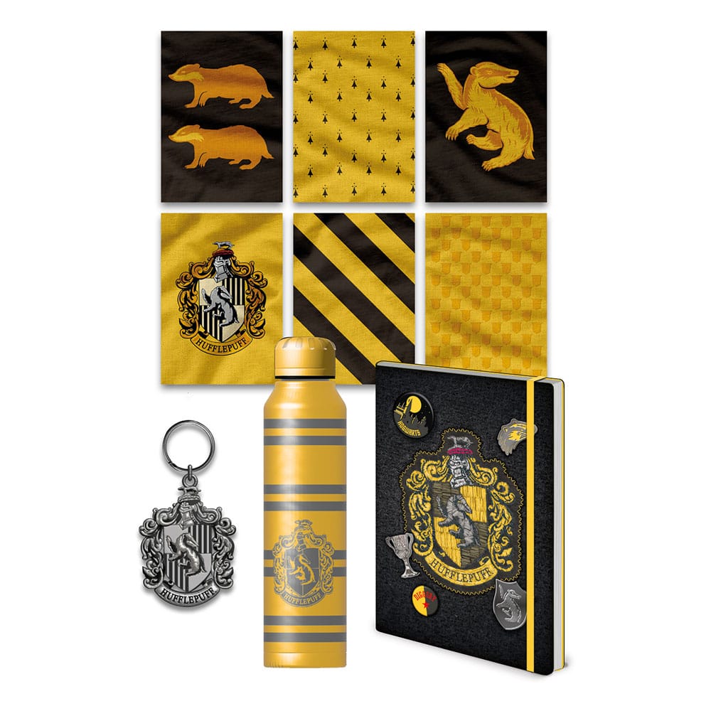Harry Potter Hufflepuff Colorful Crest Premium Gift Set