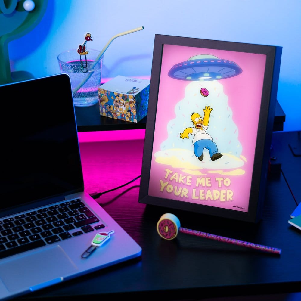 The Simpsons LED Framed Print