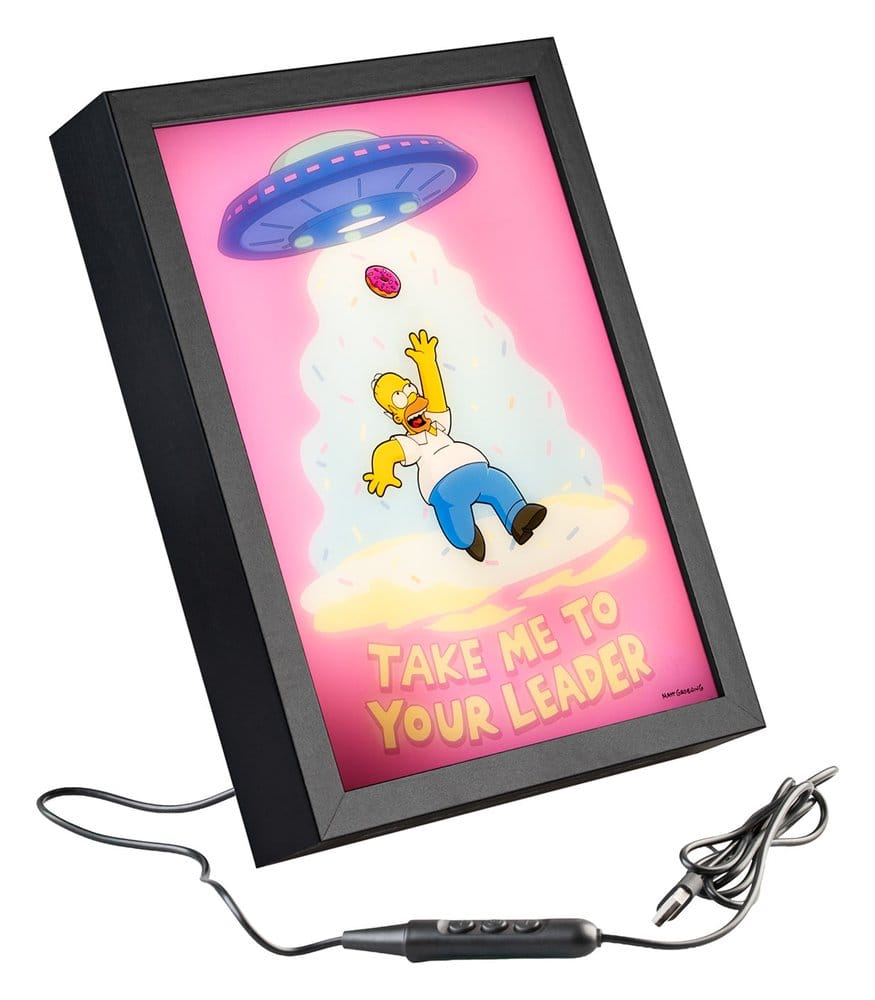 The Simpsons Framed LED Poster 20 x 28 cm