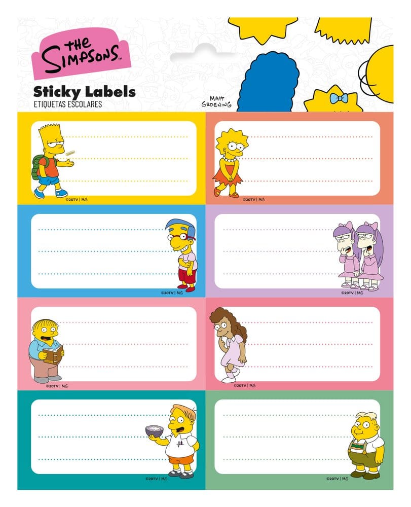 The Simpsons Self-Adhesive Labels (10)