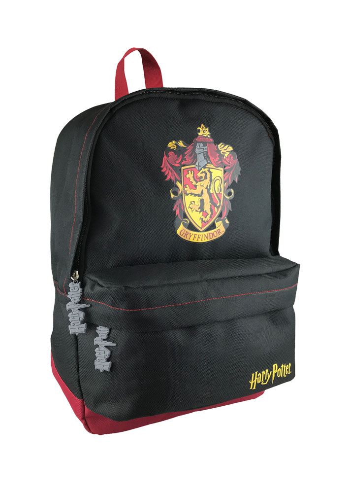 Harry Potter Gryffindor Black Burgundy Backpack