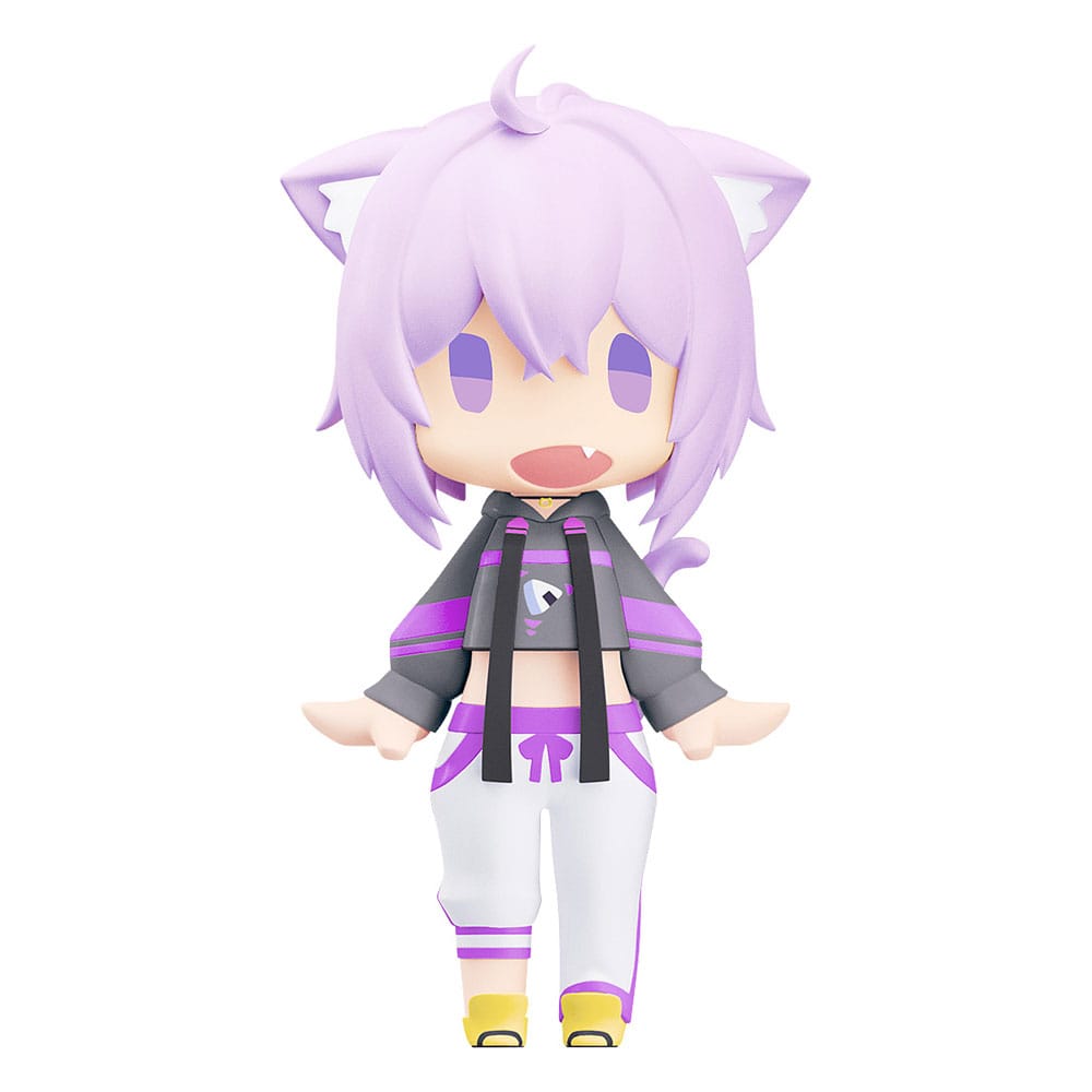 Hololive Production HELLO! GOOD SMILE Nekomata Okayu 10 cm Action Figure
