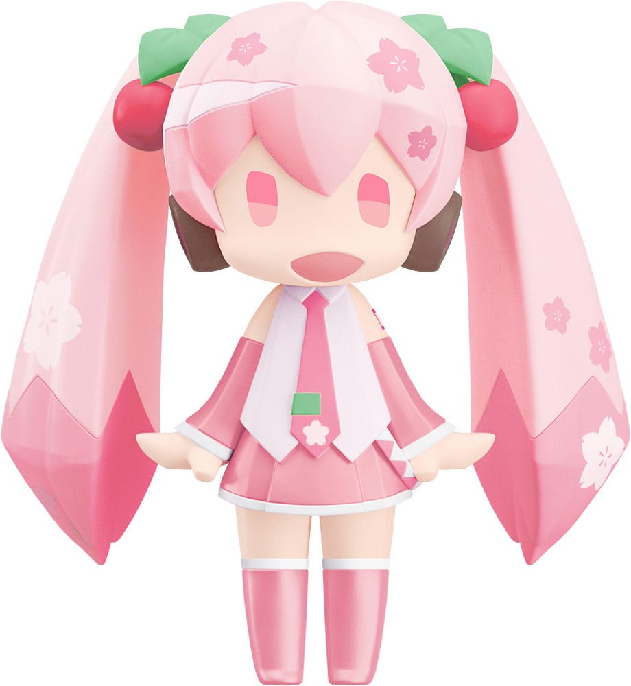 Hatsune Miku Sakura Miku 10cm HELLO! GOOD SMILE Character Vocal Series 01 Action Figure