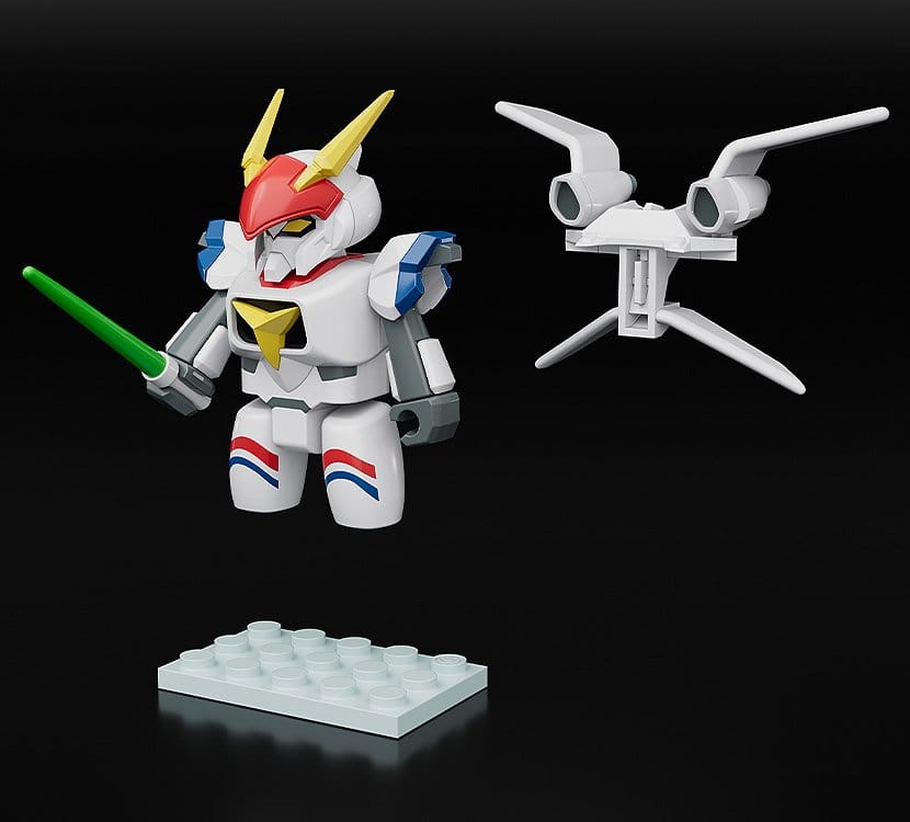 Metal Armor Dragonar Brickroid Action Figure Dragonar-1 (Opening Ver.) & Carrier Set 5 cm