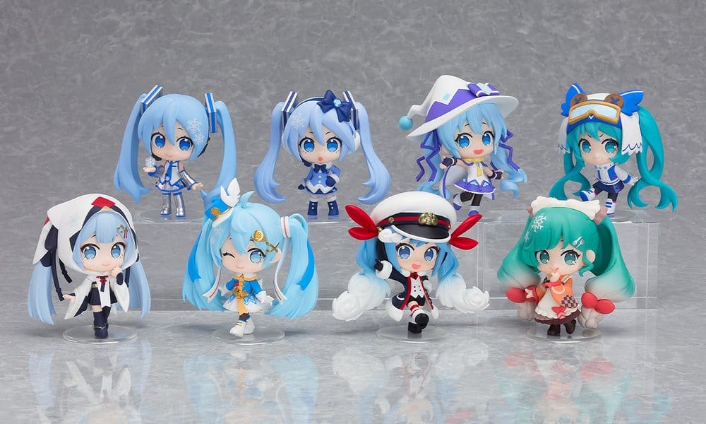 Character Vocal Series 01: Hatsune Miku Mini Figures Snow Miku All Stars Collection Vol. 1 8 cm Blind Box Assortment (8)