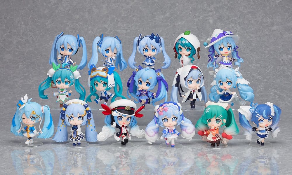 Character Vocal Series 01: Hatsune Miku Mini Figures Snow Miku All Stars Collection Vol. 1 8 cm Blind Box Assortment (8)