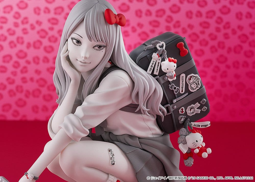 Junji Ito PVC Figure Gyaru Tomie x Hello Kitty 14 cm