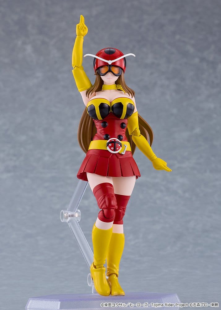 Tojima Wants to Be a Kamen Rider Figma Action Figure Yuriko Okada (Electro-Wave Human Tackle Ver.) 14 cm