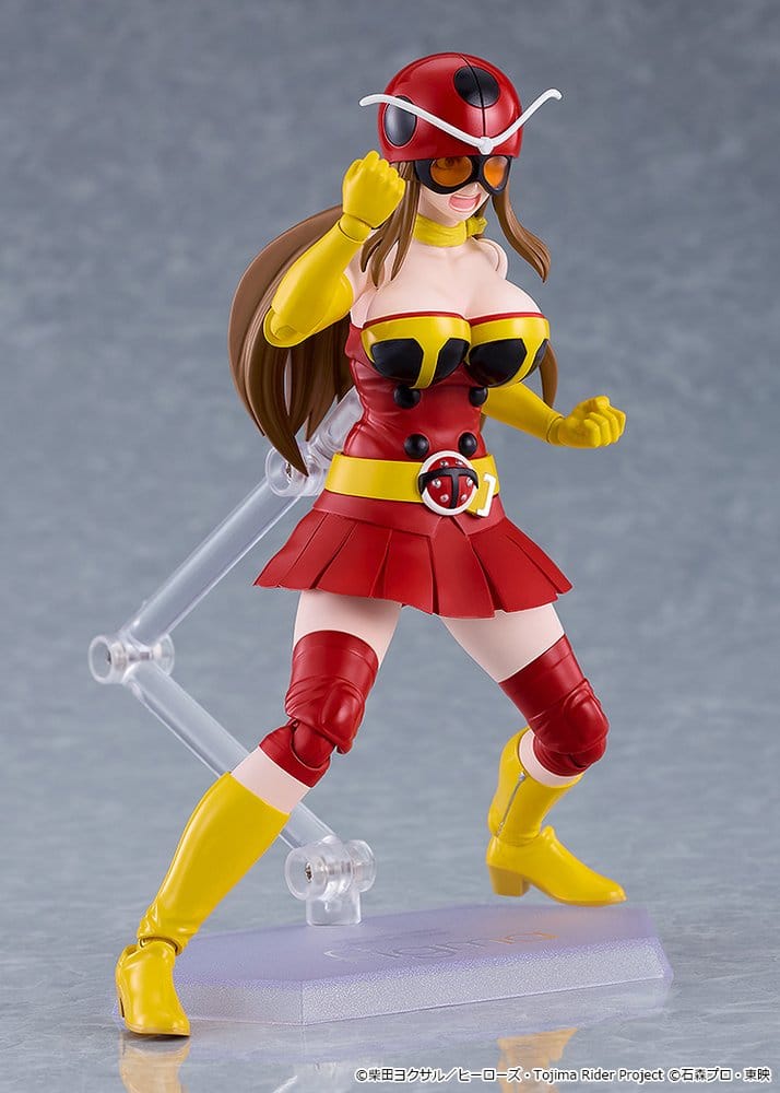 Tojima Wants to Be a Kamen Rider Figma Action Figure Yuriko Okada (Electro-Wave Human Tackle Ver.) 14 cm