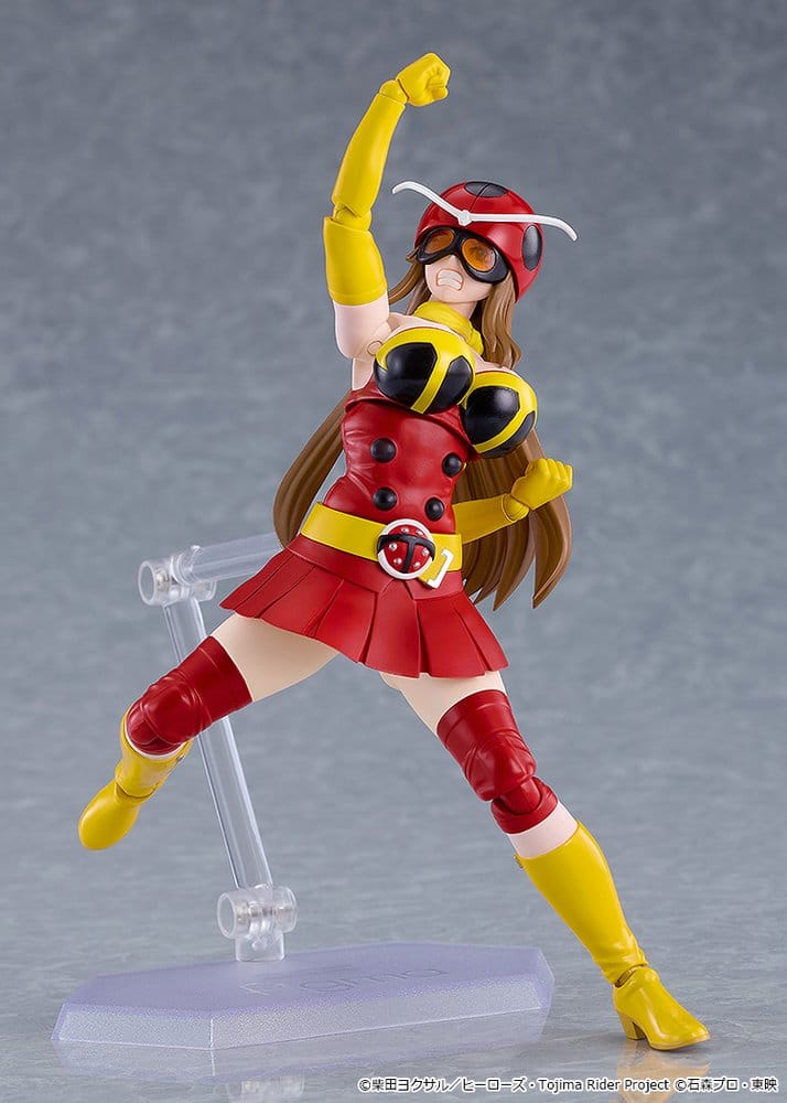 Tojima Wants to Be a Kamen Rider Figma Action Figure Yuriko Okada (Electro-Wave Human Tackle Ver.) 14 cm