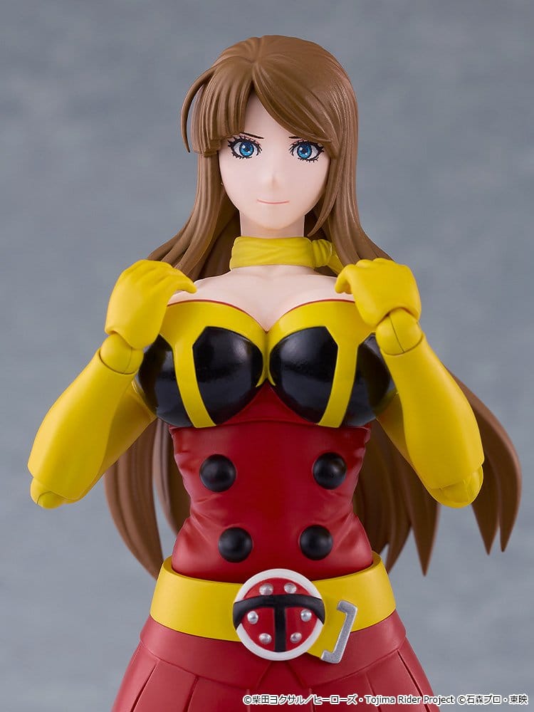 Tojima Wants to Be a Kamen Rider Figma Action Figure Yuriko Okada (Electro-Wave Human Tackle Ver.) 14 cm