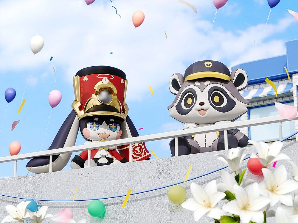 Honkai: Star Rail Huggy Good Smile Mini Figure Baseball Raccoon 7 cm