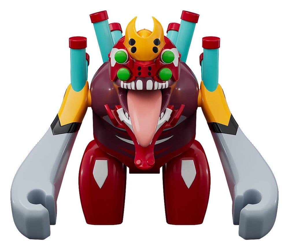Rebuild of Evangelion Brickroid Mini Figure Evangelion Unit 02 Beast Form 2nd Phase (Type 1) 4 cm