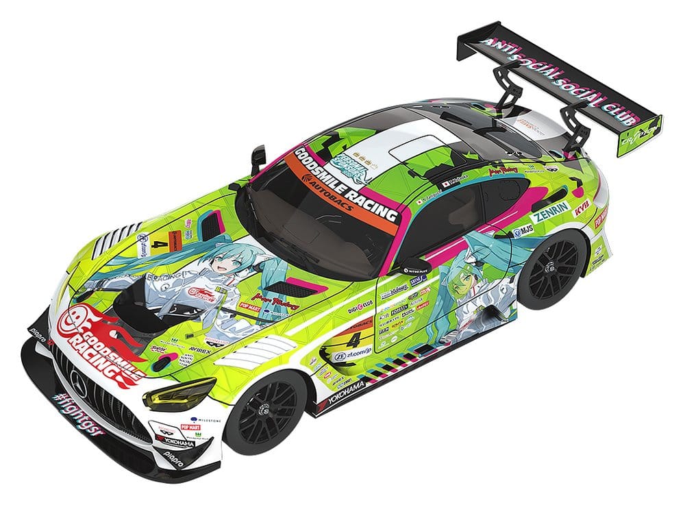 Hatsune Miku GT Project Vehicle 1/18 Good Smile Hatsune Miku AMG 2022 Season Opening Ver. 26 cm