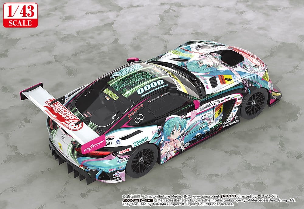 Hatsune Miku GT Project Vehicle 1/43 Good Smile Hatsune Miku AMG 2019 Ver. 11 cm