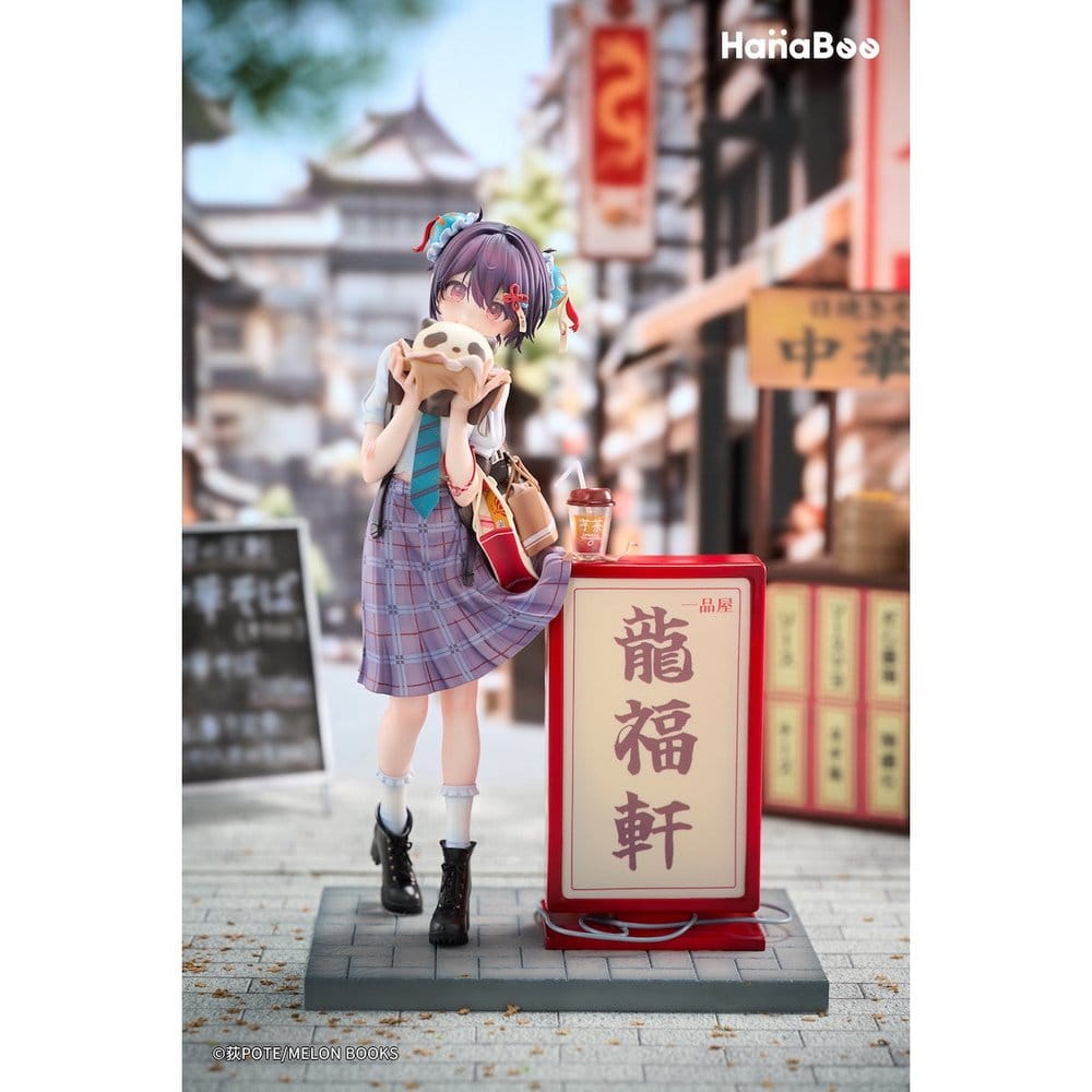 Original Character PVC Figure 1/6 Panda Nikuman-chan Illustrated by Ogipote 26 cm