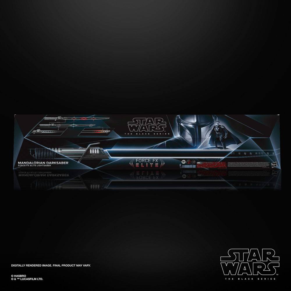 Star Wars The Mandalorian Black Series Mandalorian Darksaber Force FX Elite Lightsaber 1/1 Scale Replica
