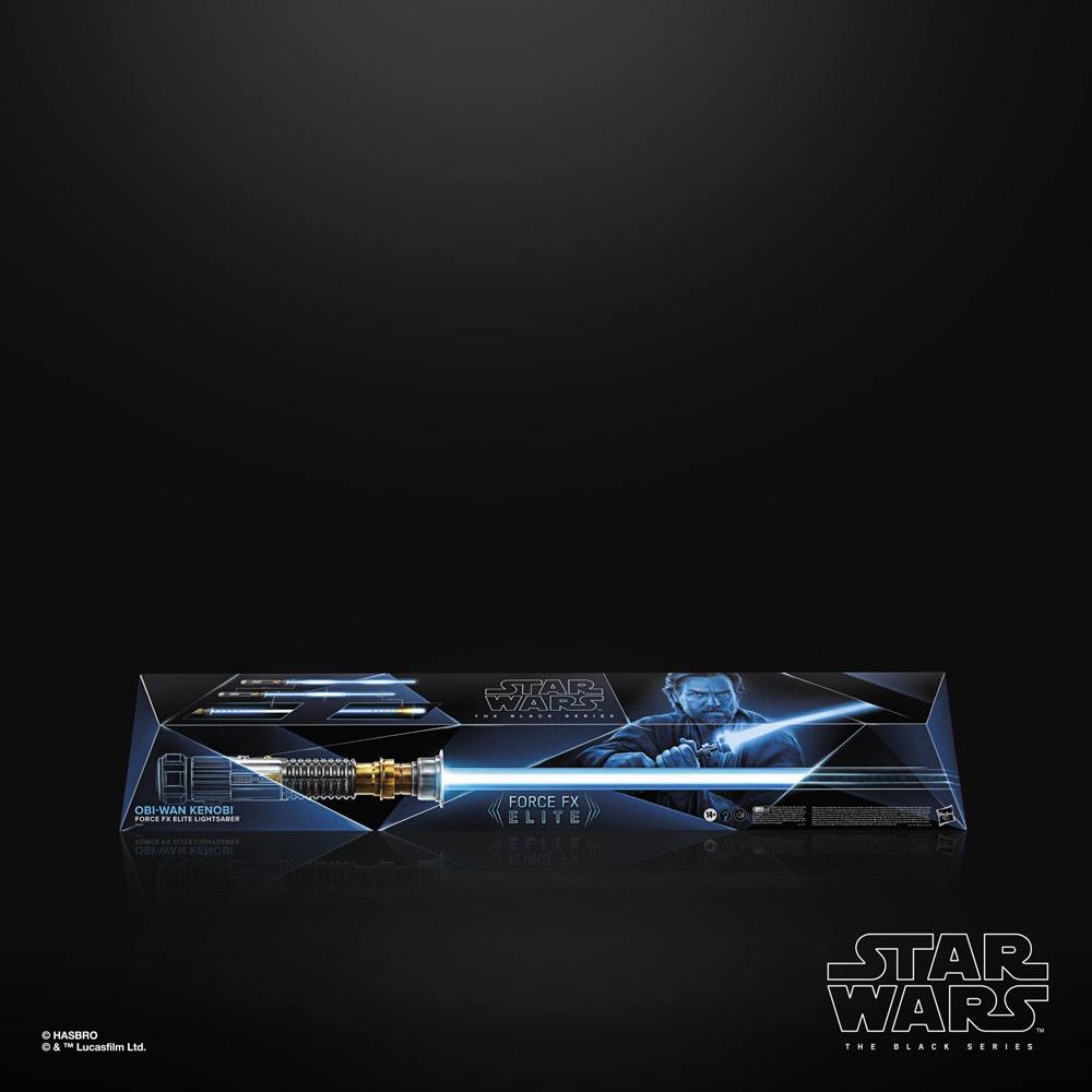 Star Wars: Obi-Wan Kenobi Black Series Obi-Wan Kenobi 1/1 Scale Force FX Elite Lightsaber Replica