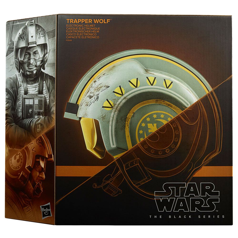 Star Wars: The Mandalorian Trapper Wolf 2023 Black Series Electronic Helmet