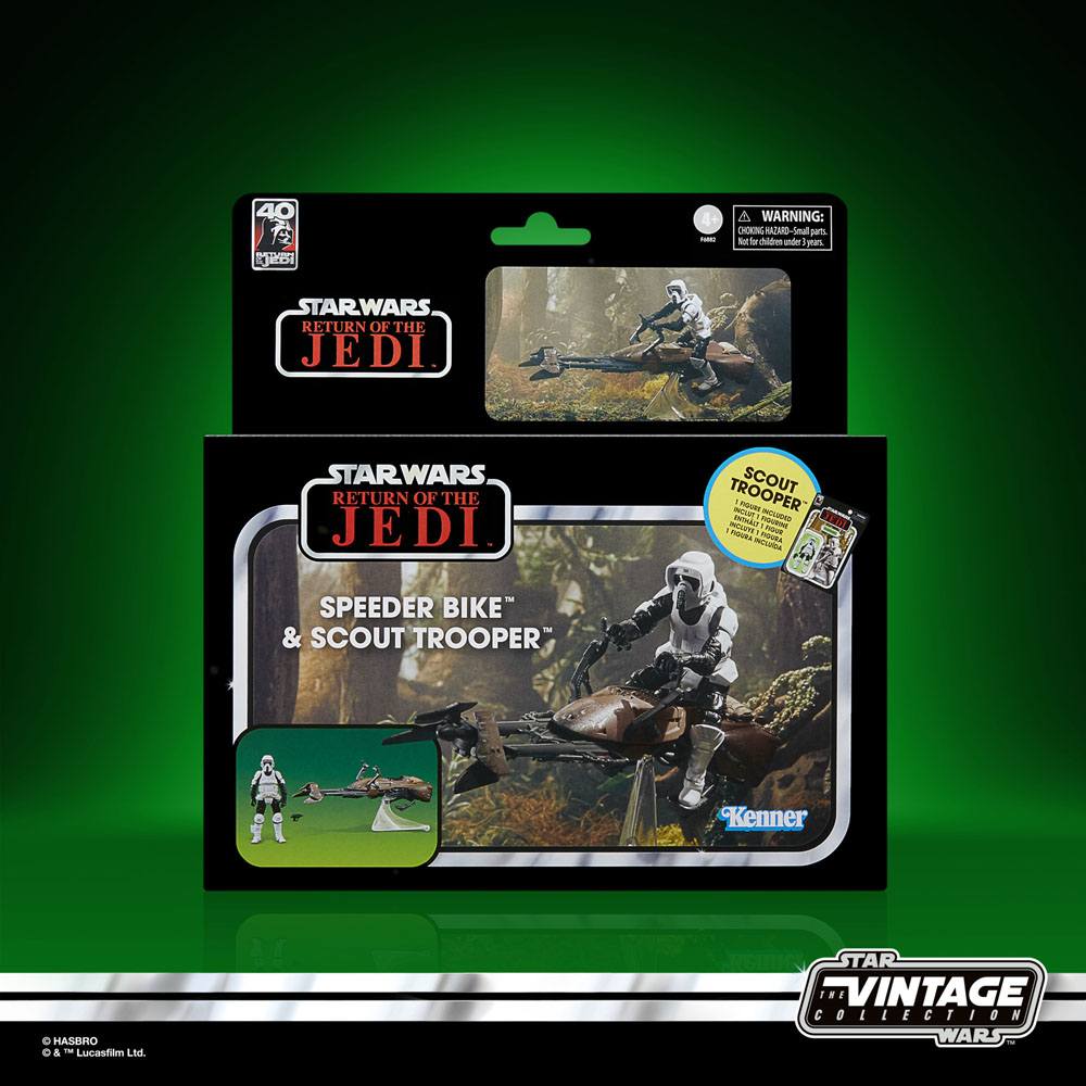 Star Wars Episode VI Vintage Collection Speeder Bike & Scout Trooper Vehicle with Figure