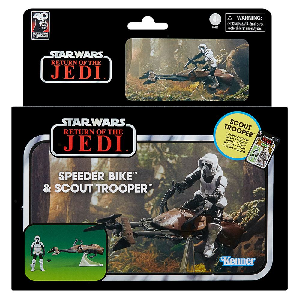 Star Wars Episode VI Vintage Collection Speeder Bike & Scout Trooper Vehicle with Figure