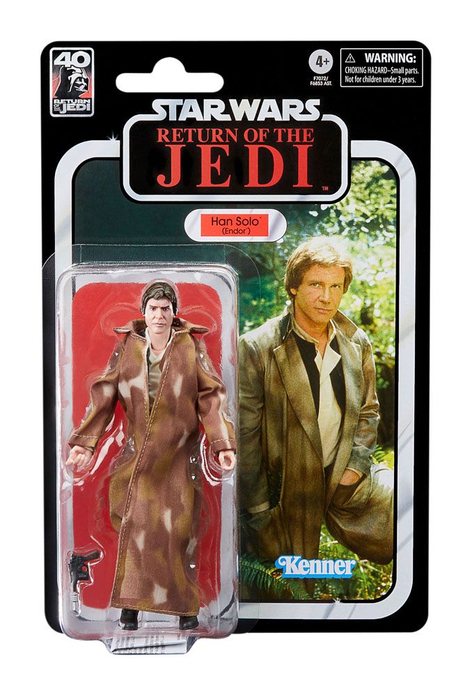 Star Wars Episode VI 40th Anniversary Black Series Han Solo (Endor) 15cm Action Figure