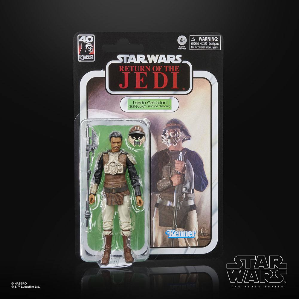 Star Wars Episode VI 40th Anniversary Black Series Lando Calrissian (Skiff Guard) 15cm Action Figure