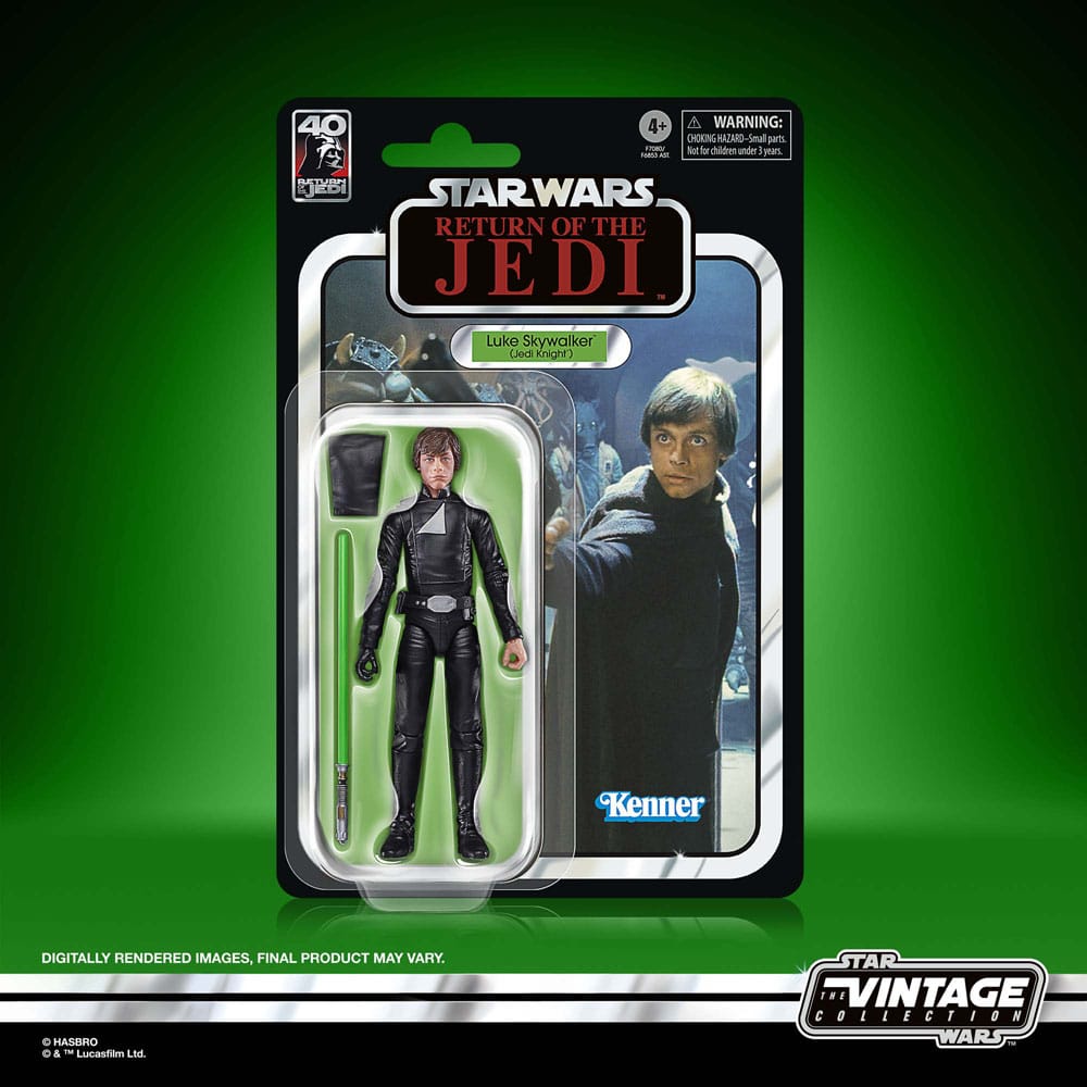 Star Wars Episode VI 40th Anniversary Black Series Luke Skywalker (Jedi Knight) 15cm Action Figure
