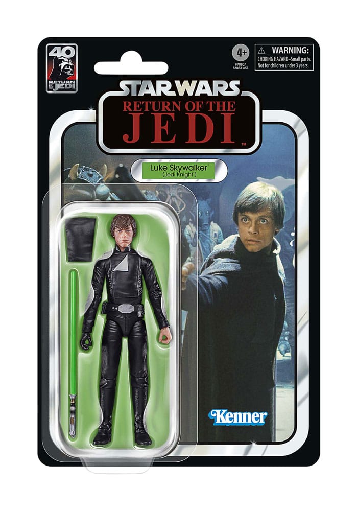 Star Wars Episode VI 40th Anniversary Black Series Luke Skywalker (Jedi Knight) 15cm Action Figure