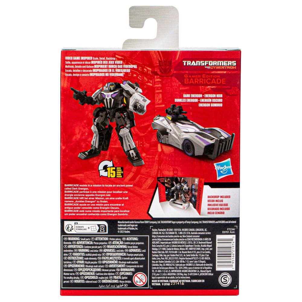 Transformers Generations Studio Series Gamer Edition Barricade 11 cm Deluxe Class Action Figure