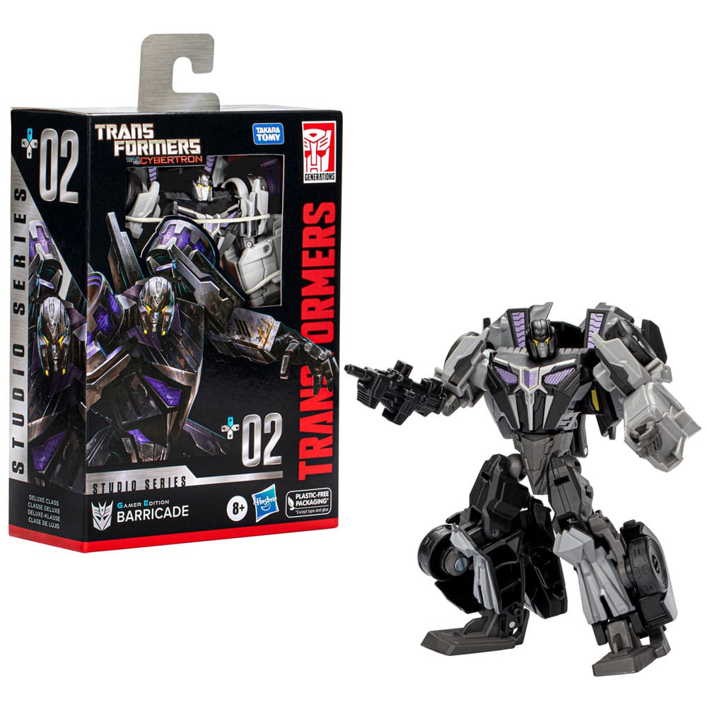 Transformers Generations Studio Series Gamer Edition Barricade 11 cm Deluxe Class Action Figure