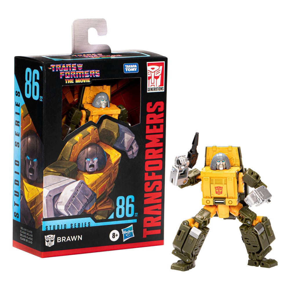 The Transformers: The Movie Generations Studio Series 86-22 Brawn 11cm Deluxe Class Action Figure