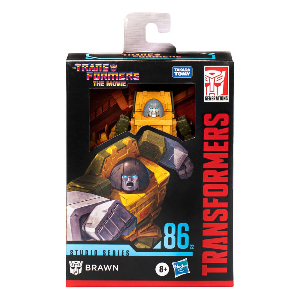 The Transformers: The Movie Generations Studio Series 86-22 Brawn 11cm Deluxe Class Action Figure