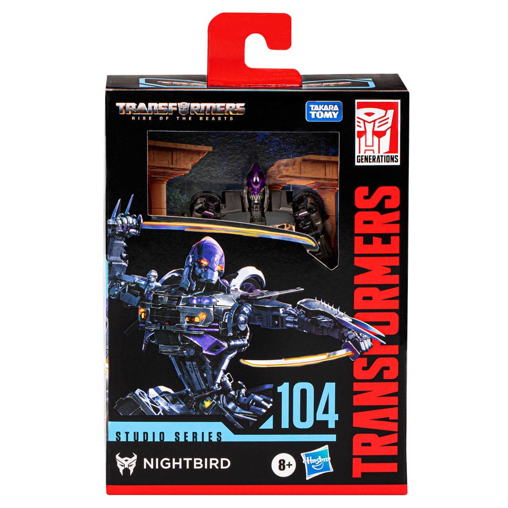 Transformers: Rise of the Beasts Generations Studio Series 104 Nightbird 11 cm Deluxe Class Action Figure
