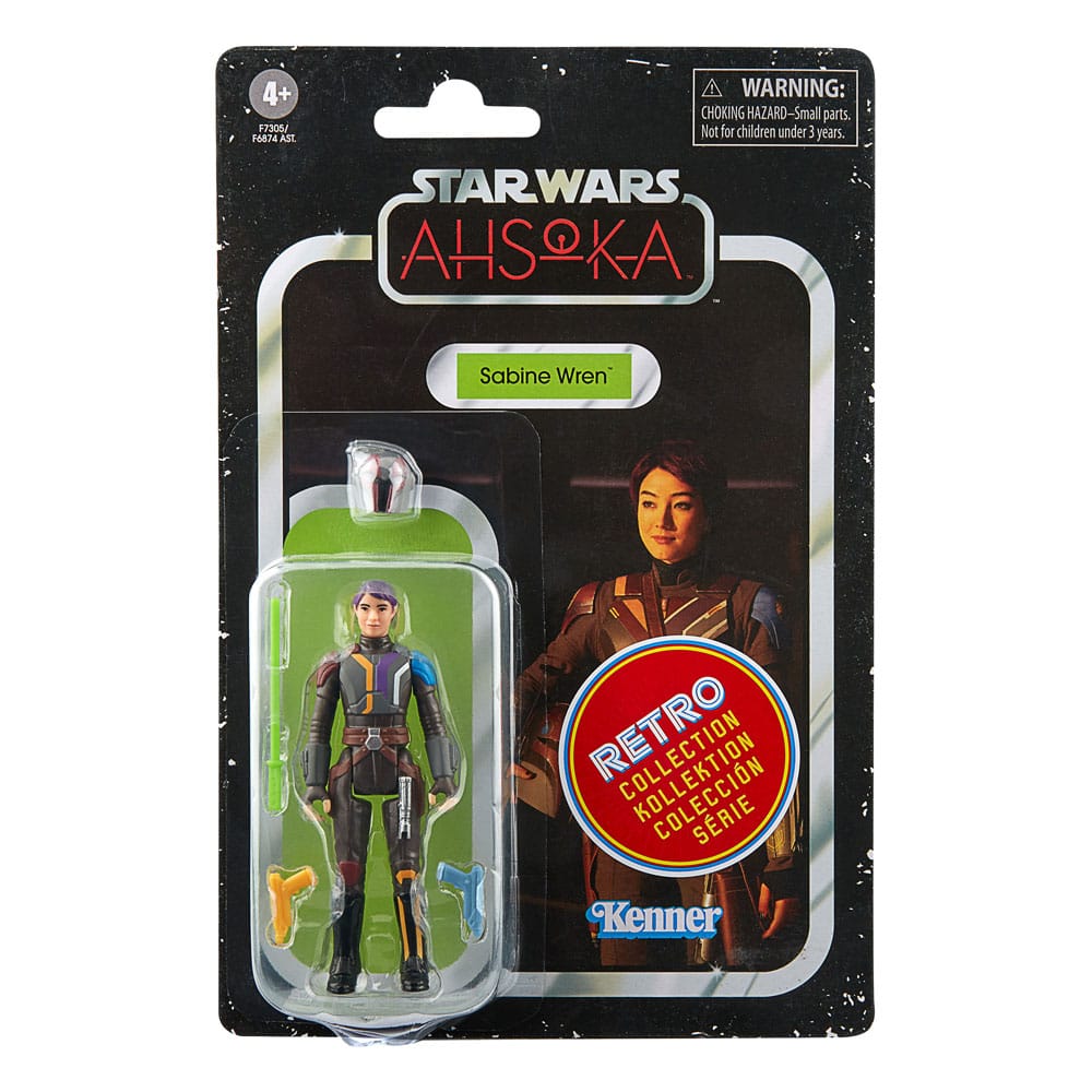 Star Wars Ahsoka Retro Collection Sabine Wren 10cm Action Figure